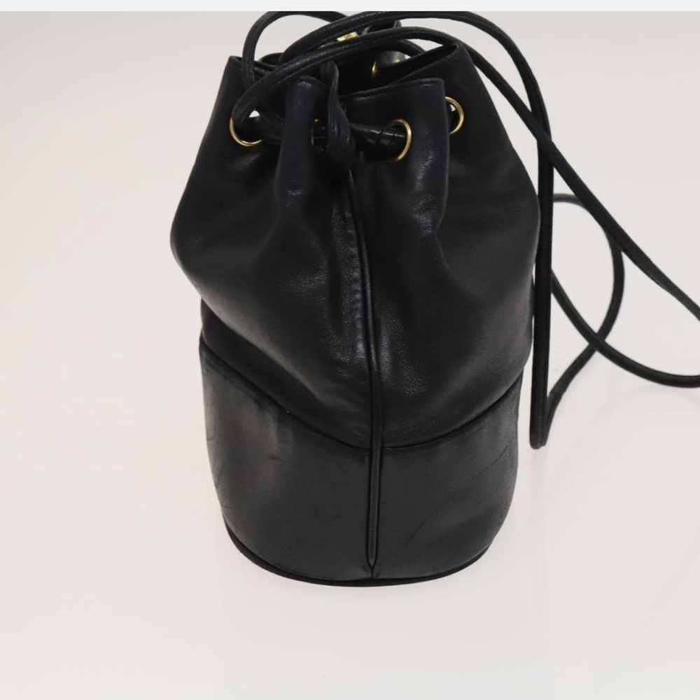 ❌SOLD ❌CHANEL CC LAMBSKIN LEATHER DRAWSTRING BAG - Picture 7 of 12